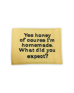 Etiketti Yes honey