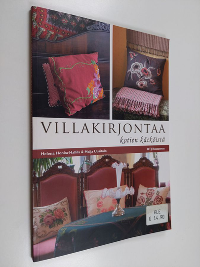 Helena Honka-Hallila : Villakirjontaa kotien kätköistä - Villakirjontaa