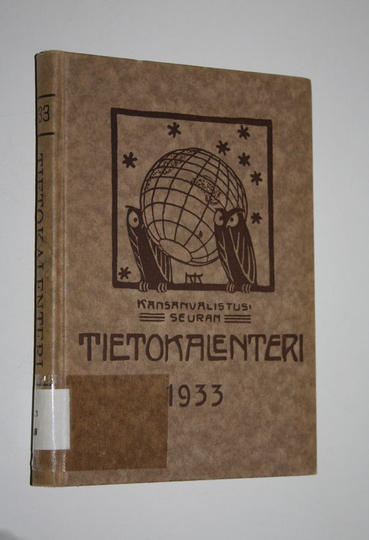 Kansanvalistusseuran tietokalenteri 1933
