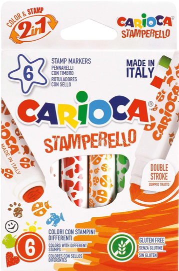 Carioca Leimasinkynät 6 Kpl