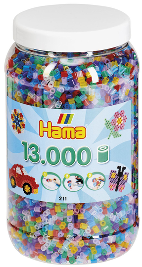 Hama Midi Askarteluhelmet 13000 Kpl Mix 53