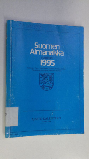 Suomen kansan almanakka vuodeksi 1995 : Helsingin, Turun, Tampereen, Kuopion, Vaasan, Oulun, Rovaniemen ja Utsjoen horisontin mukaan