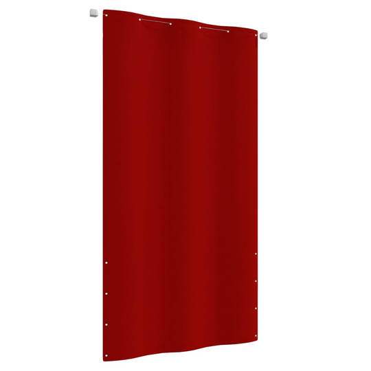vidaXL Parvekkeen suoja punainen 120x240 cm Oxford kangas