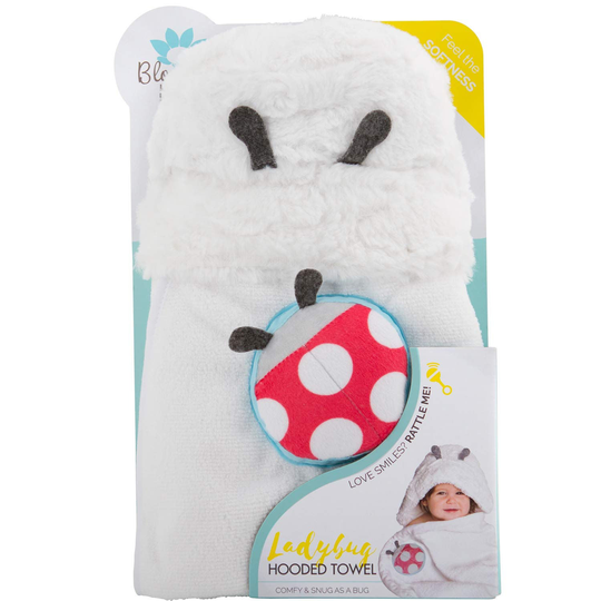 Blooming Bath Huppupyyhe Ladybug, Punainen