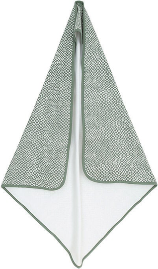 Jollein Huppupyyhe 75x75 cm Snake, Ash Green