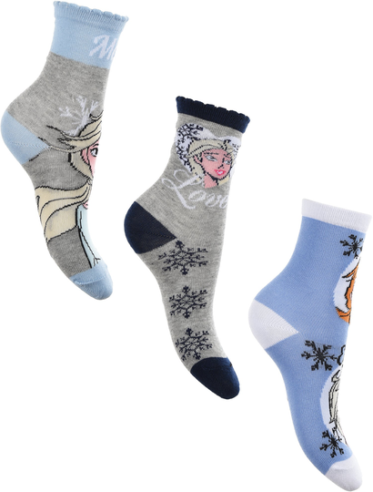 Disney Frozen Sukat 3 Paria, Harmaa, 23-26