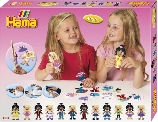Hama Midi Askarteluhelmet Fashion Dress Up 4000 kpl
