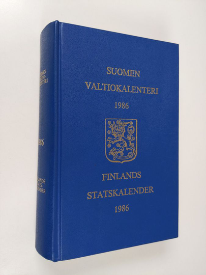Suomen Valtiokalenteri 1986