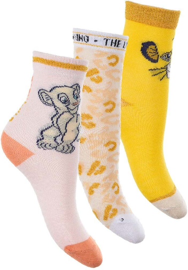 Disney Leijonakuningas Sukat 3-pack, Vaaleanpunainen, 23-26