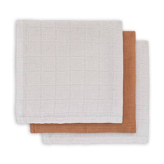 Jollein Pesulaput 3-pack, Caramel/Nougat