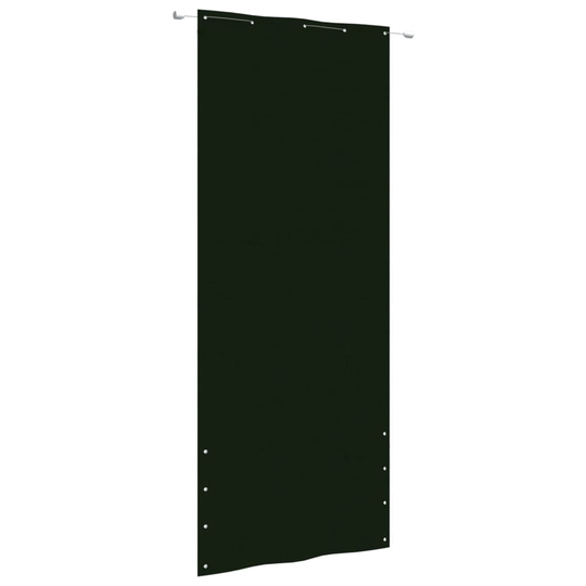 vidaXL Parvekkeen suoja tummanvihreä 100x240 cm Oxford kangas