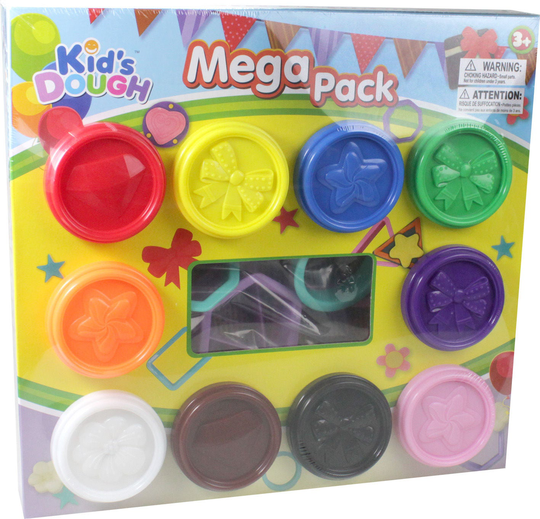 Kid´s Dough Muovailuvaha Megakit 10 Väriä