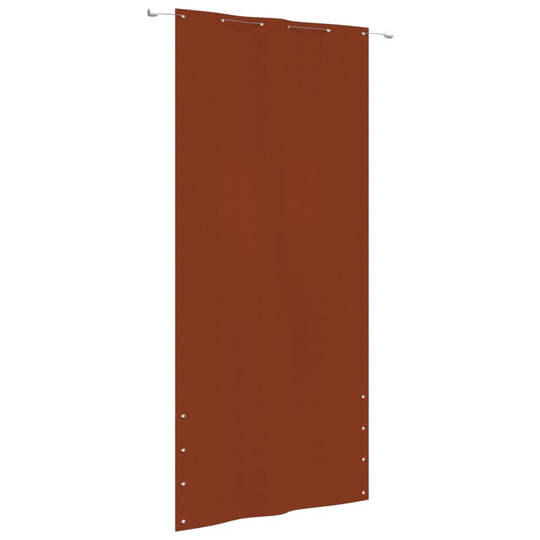 vidaXL Parvekkeen suoja terrakotta 120x240 cm Oxford kangas