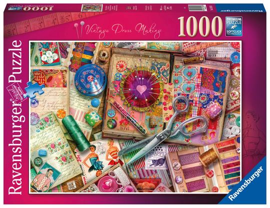 Ravensburger Palapeli Vintage Käsityöt 1000