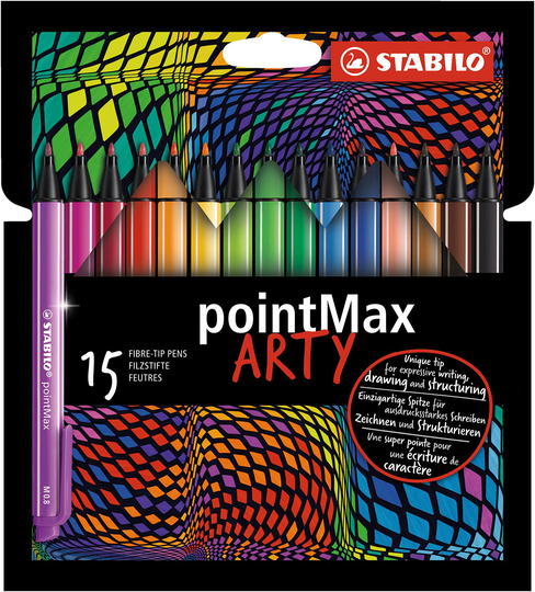 STABILO Nailonkärkikynät Arty 15-pack