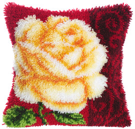 Ryijytyynynpäällinen Ruusu