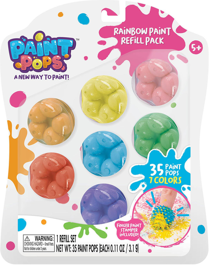 Paint Pops Rainbow Pop Täyttöpakkaus