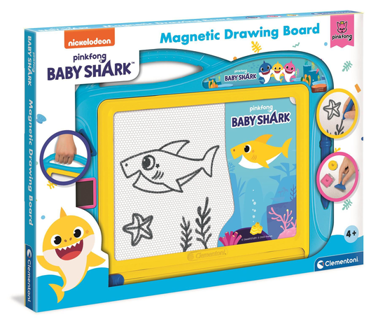 Clementoni Baby Shark Magneettinen Piirustustaulu