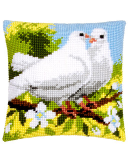 Tyynynpäällinen Valkoinen kyyhkyset