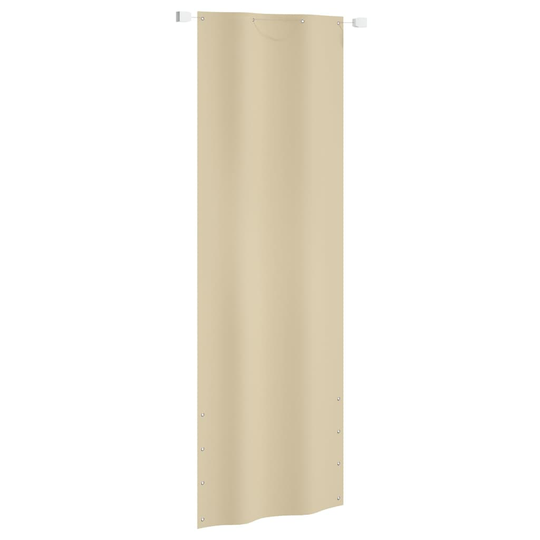 vidaXL Parvekkeen suoja beige 80x240 cm Oxford kangas