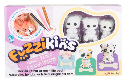 Fuzzikins Askartelusetti Uniset Koirat