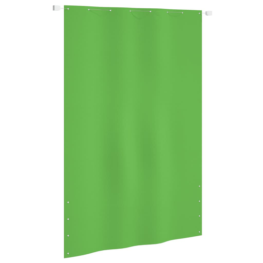 vidaXL Parvekkeen suoja vaaleanvihreä 160x240 cm Oxford kangas