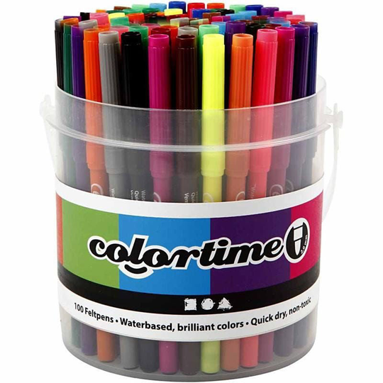 Colortime Tussikynät Värilajitelma 100 Kpl