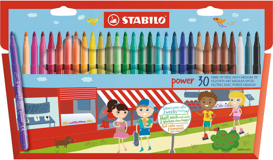 STABILO Power Huopakynät 30-pack