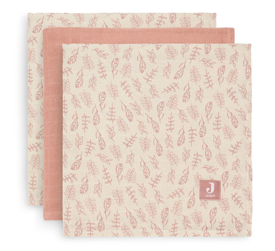 Jollein Musliiniliinat 3-pack, Meadow Rosewood