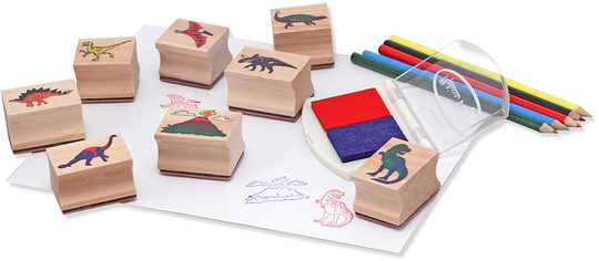 Melissa & Doug Dinosaurusleimasimet ja Värikynät