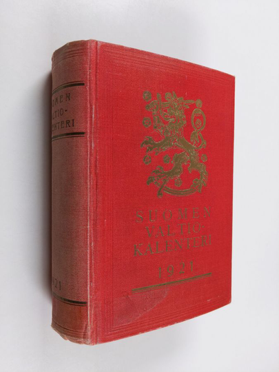 Suomen Valtiokalenteri 1921
