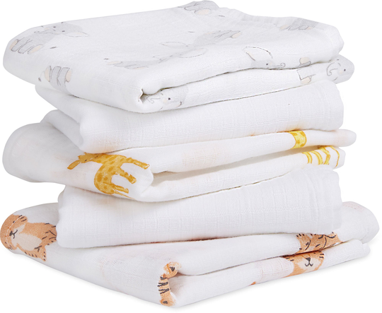 Aden by Aden + Anais Squares Musliiniliinat 5-pack