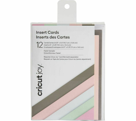 Cricut Joy Insert Cards 12-pack, Pastelli