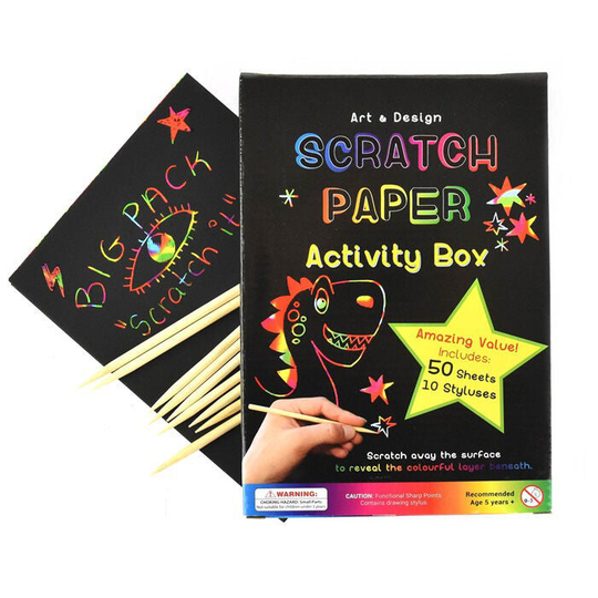 Robetoy Scratch It Puuhakirja A5