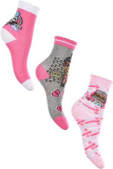 L.O.L. Surprise! Sukat 3-pack, Vaaleanpunainen, 23-26
