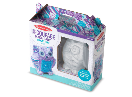 Melissa & Doug Decoupage Made Easy Pöllö