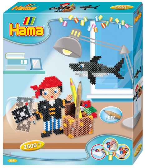 Hama Lahjapakkaus Merirosvo 2500 Kpl