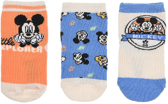 Disney Mikki Hiiri Sukat 3 Paria, Oranssi, 0-6 kk