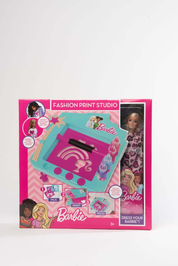 Barbie Fashion Designer Värjäyslaite ja Nukke