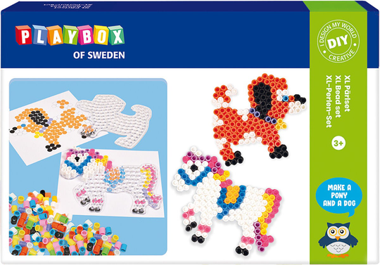 Playbox Helmisetti XL Hevonen + Koira 600 Kpl