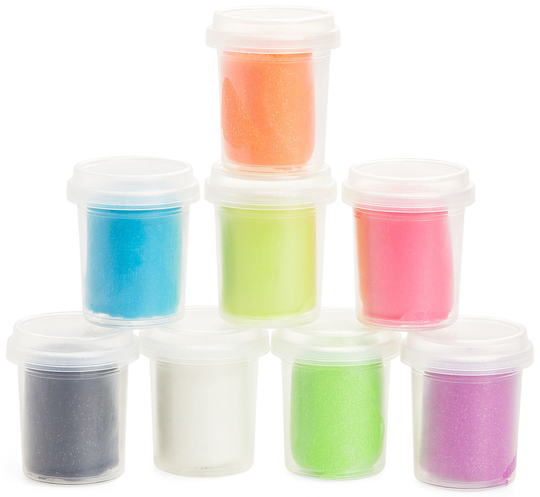 Kid's Dough Kimalle Muovailuvaha 8 Väriä