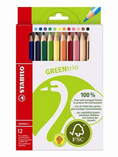 STABILO Puuvärikynät 12-pack