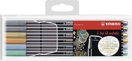 STABILO Huopakynät Premium Metallic 8-pack