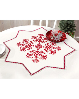 Liina valkoinen tähti langat mukana tai ilman lankoja