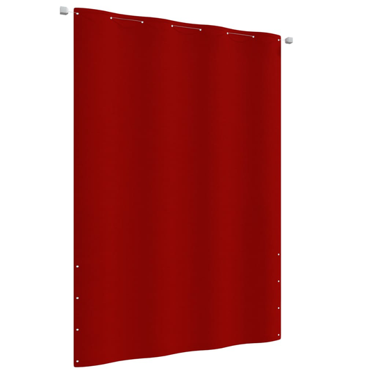 vidaXL Parvekkeen suoja punainen 160x240 cm Oxford kangas