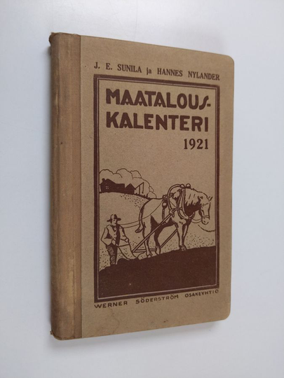 Maatalouskalenteri 1921