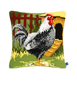 Tyynynpäällinen Musta kukko