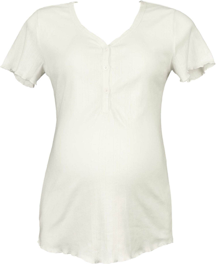 Cache Coeur Trousseau Raskaus- Ja Imetyspaita, Natural White, L