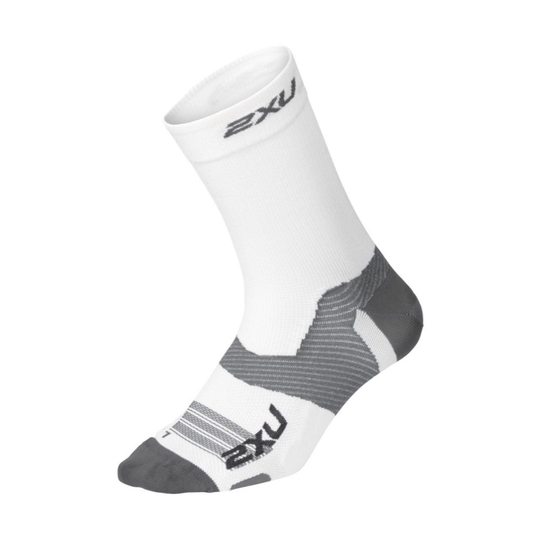 2XU Vectr Light Cushion Sukat, White Grey, S