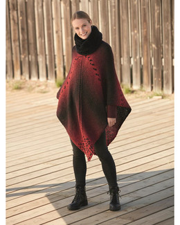 Poncho Melody Jaquard